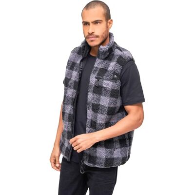 Brandit Teddyfleece Weste Herren (5025) - schwarz/grau Brandit Teddyfleece Weste Herren (5025) - schwarz/grau