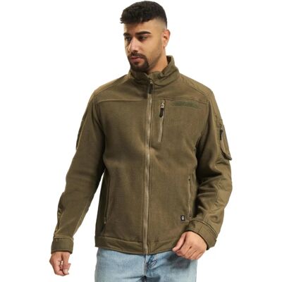 Brandit Fleecejacket Ripstop (5026) - oliwkowy Brandit Fleecejacket Ripstop (5026) - oliwkowy