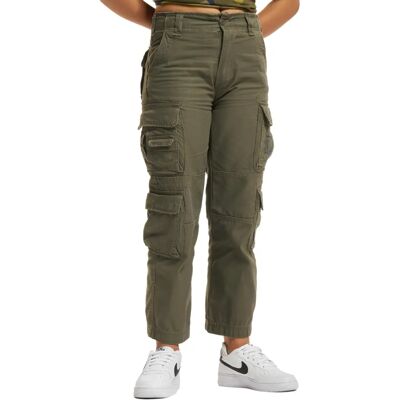 Pantalons Cargo Enfants Brandit - Vert Olive, Coupe Décontractée - Pantalons Pantalons Cargo Enfants Brandit - Vert Olive, Coupe Décontractée - Pantalons