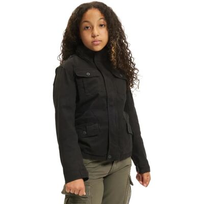 Brandit Kinder Britannia Jacke - Schwarz - Kinder Britannia - Jacke Brandit Kinder Britannia Jacke - Schwarz - Kinder Britannia - Jacke