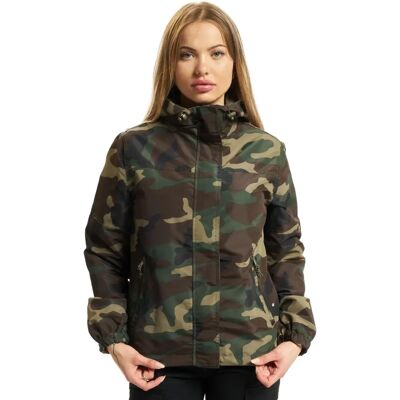 Brandit Veste Coupe-Vent Frontzip (33113) - woodland - Publicité Brandit Veste Coupe-Vent Frontzip (33113) - woodland - Publicité