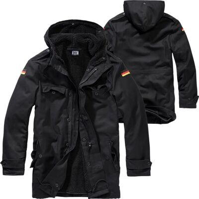 BWuM - Bundeswehr Parka - Schwarz - 52 (XL) - parka BWuM - Bundeswehr Parka - Schwarz - 52 (XL) - parka