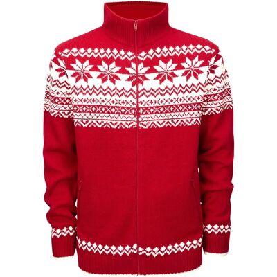Brandit Cardigan Norweger (5030) - czerwony Brandit Cardigan Norweger (5030) - czerwony