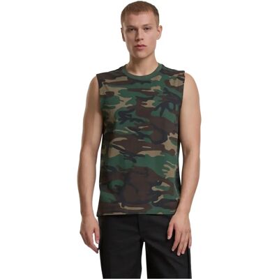 Brandit S Woodland Tank Top - Koszulka bez rękawów Brandit S Woodland Tank Top - Koszulka bez rękawów
