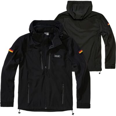 BWuM - Tactical Softshell Jacket - Schwarz - L BWuM - Tactical Softshell Jacket - Schwarz - L
