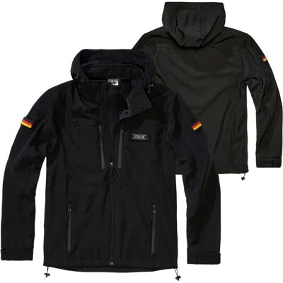 BWuM - Tactical Softshell Jacket - Schwarz - L BWuM - Tactical Softshell Jacket - Schwarz - L