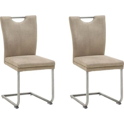 NIEHOFF SITZMÖBEL Top Chairs Beigefarbene Microfaser Esszimmerstühle - Stuhl NIEHOFF SITZMÖBEL Top Chairs Beigefarbene Microfaser Esszimmerstühle - Stuhl