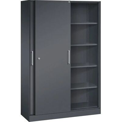 C+P ASISTO Kleiderschrank - Schiebetür, 1980mm, 1200mm, Stahl C+P ASISTO Kleiderschrank - Schiebetür, 1980mm, 1200mm, Stahl
