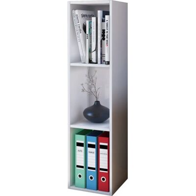 VCM - Mendas - H107cm - B34xT30cm - Étagère debout - Publicité VCM - Mendas - H107cm - B34xT30cm - Étagère debout - Publicité