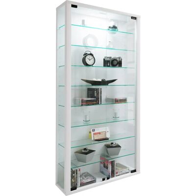 VCM Hvid Glasdisplayskabinet med Hylder - Glasdisplay VCM Hvid Glasdisplayskabinet med Hylder - Glasdisplay