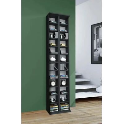 VCM Almera Schwarzes verstellbares Bücherregal - Bücherregal VCM Almera Schwarzes verstellbares Bücherregal - Bücherregal