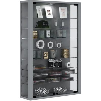 VCM Vitrosa Mini Vitrine - 8 Fachböden mit Beleuchtung VCM Vitrosa Mini Vitrine - 8 Fachböden mit Beleuchtung