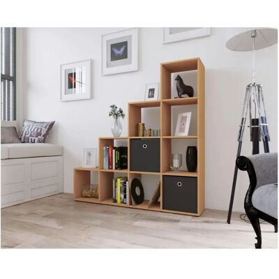Home Decor Napoli Regal - 10 Fächer - Holzoptik - Raumteiler Home Decor Napoli Regal - 10 Fächer - Holzoptik - Raumteiler