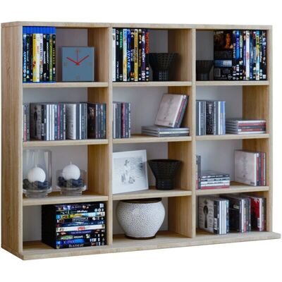 VCM Sonoma-eg Mini Bogreol - 102x23x82cm VCM Sonoma-eg Mini Bogreol - 102x23x82cm