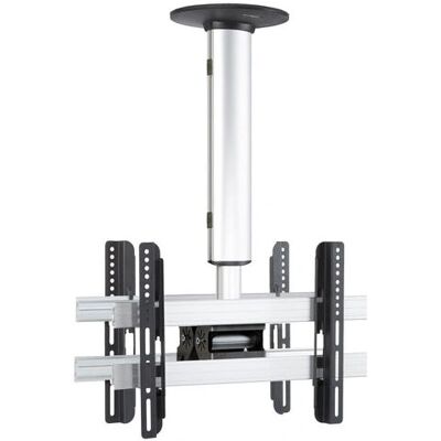 VCM Morgenthaler CM F2C3EC 18007 Support de plafond pour TV - Noir, Argent VCM Morgenthaler CM F2C3EC 18007 Support de plafond pour TV - Noir, Argent