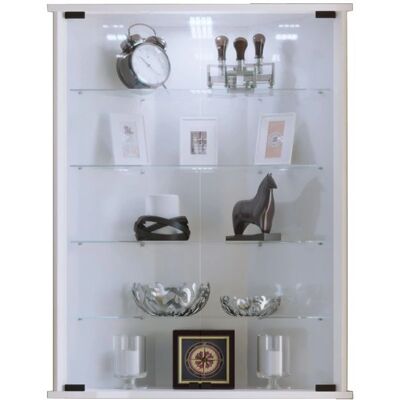 VCM Vecko Wandvitrine - Sicherheitsglas, Holzrahmen, 88x67x23cm VCM Vecko Wandvitrine - Sicherheitsglas, Holzrahmen, 88x67x23cm