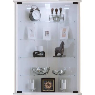 VCM Vecko Veggvitrine - Sikkerhetsglass, Treramme, 88x67x23cm VCM Vecko Veggvitrine - Sikkerhetsglass, Treramme, 88x67x23cm