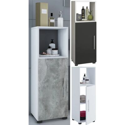 Armoire de Salle de Bain Blanche VCM - Série Flandu - Solution moderne de rangement - Publicité Armoire de Salle de Bain Blanche VCM - Série Flandu - Solution moderne de rangement - Publicité