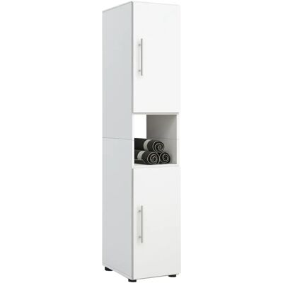 VCM Hvit Badskapskap - Flandu Serie - 160x31x30cm VCM Hvit Badskapskap - Flandu Serie - 160x31x30cm
