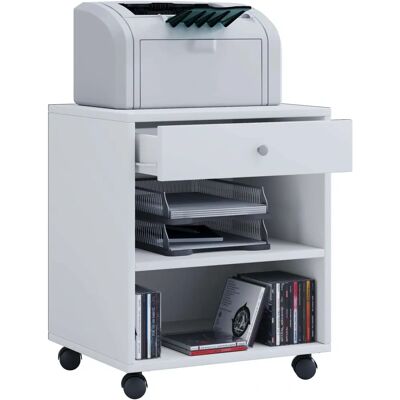 Conteneur de rangement blanc Salda - 45x38x54 cm Conteneur de rangement blanc Salda - 45x38x54 cm