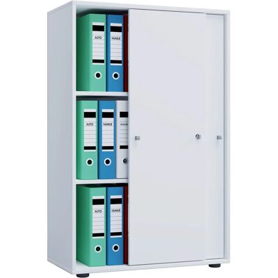 VCM Wit XL schuifdeurkast - Opbergruimte VCM Wit XL schuifdeurkast - Opbergruimte