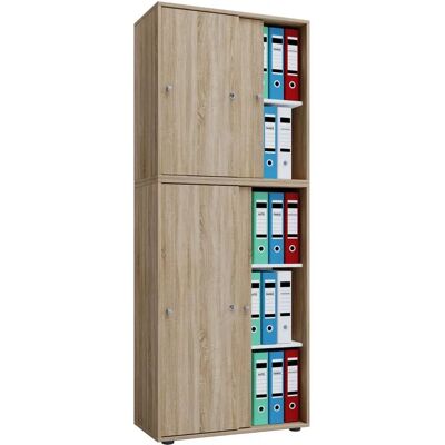 Scaffale per documenti VCM Lona - 3 Ripiani, Lockable, 70x37x184 cm Scaffale per documenti VCM Lona - 3 Ripiani, Lockable, 70x37x184 cm
