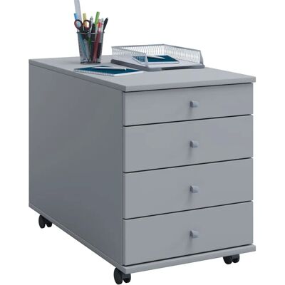 VCM Lona Maxi Büroschrank - 4 Schubladen - Grau VCM Lona Maxi Büroschrank - 4 Schubladen - Grau