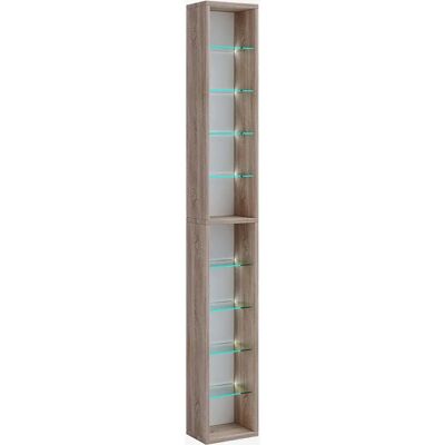 VCM Rasato XL Bogreol med glashylder - 152cm høj VCM Rasato XL Bogreol med glashylder - 152cm høj