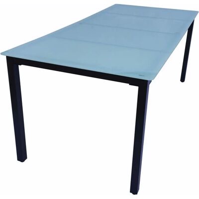 Mesa de Jardín de Aluminio con Vidrio - Muebles de Jardín Mesa de Jardín de Aluminio con Vidrio - Muebles de Jardín