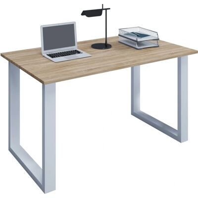 VCM Lona 110x50 Fehér/Fenyő Modern Asztal VCM Lona 110x50 Fehér/Fenyő Modern Asztal
