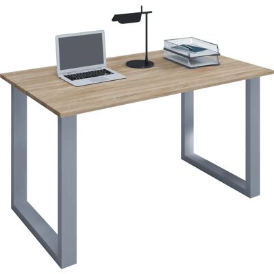 VCM Scrivania Lona - Rovere Sonoma, Base a U, 140x50 cm VCM Scrivania Lona - Rovere Sonoma, Base a U, 140x50 cm