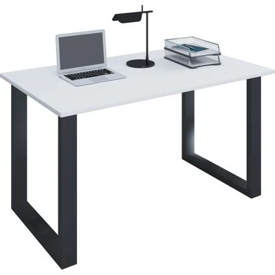 Escritorio VCM Lona - Blanco, Pie en U de Acero, 140x50cm - Muebles de Oficina Escritorio VCM Lona - Blanco, Pie en U de Acero, 140x50cm - Muebles de Oficina