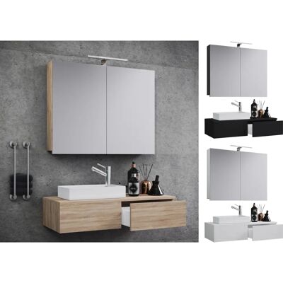 VCM Gudas 3-Piece Bathroom Set - White VCM Gudas 3-Piece Bathroom Set - White