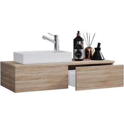Set bagno Sonoma Eiche VCM Gudas - 2 Pezzi Set bagno Sonoma Eiche VCM Gudas - 2 Pezzi