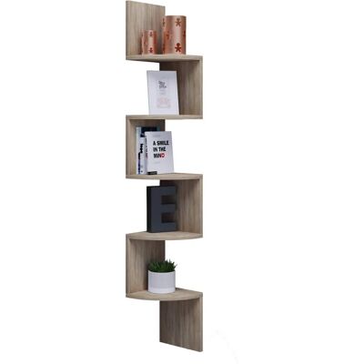 VCM Sonoma Eiche Wall Shelf - Stable Book, CD, DVD Storage VCM Sonoma Eiche Wall Shelf - Stable Book, CD, DVD Storage