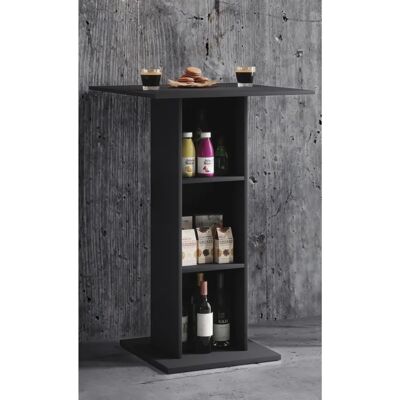 Tavolo da bar VCM Standos - 70x108x70cm, Nero Tavolo da bar VCM Standos - 70x108x70cm, Nero