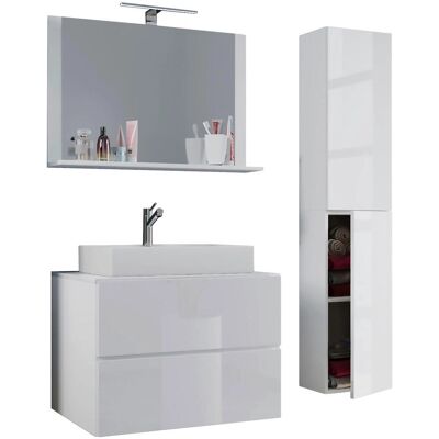 VCM my bath Badmöbel-Set Lendas L - Weiß, 80cm VCM my bath Badmöbel-Set Lendas L - Weiß, 80cm