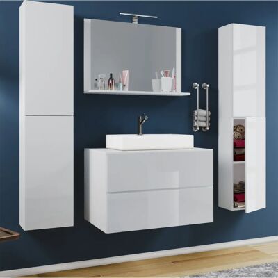 VCM Lendas XL Badezimmermöbel-Set - Weiß - 5-teilig VCM Lendas XL Badezimmermöbel-Set - Weiß - 5-teilig