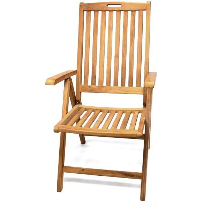 Vcm Verstellbarer Teak Gartenstuhl - Gartenmöbel Vcm Verstellbarer Teak Gartenstuhl - Gartenmöbel