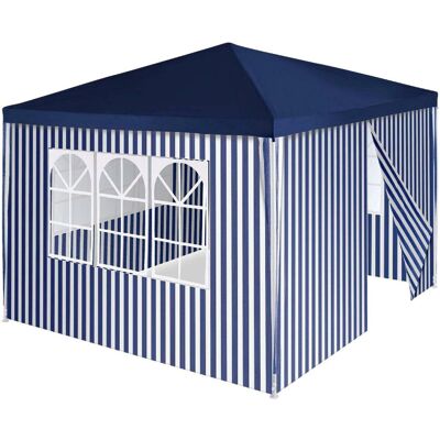 Vcm Blau-Weiß 3x3m Pavillon Wasserdicht Tragbarer Eventschutz Vcm Blau-Weiß 3x3m Pavillon Wasserdicht Tragbarer Eventschutz