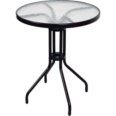 VCM Gartengarnitur - Beige Poly-Rattan, Glastisch, 2 Stühle VCM Gartengarnitur - Beige Poly-Rattan, Glastisch, 2 Stühle