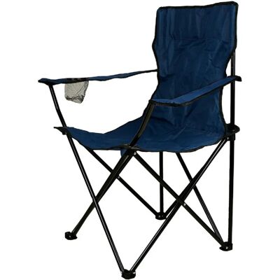 Vcm Klappbarer Campingstuhl mit Armlehne und Getränkehalter - Campingstuhl Vcm Klappbarer Campingstuhl mit Armlehne und Getränkehalter - Campingstuhl
