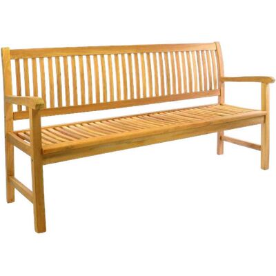 Vcm Gartenbank 3-Sitzer Natur Teak 180cm - Gartenmöbel Vcm Gartenbank 3-Sitzer Natur Teak 180cm - Gartenmöbel