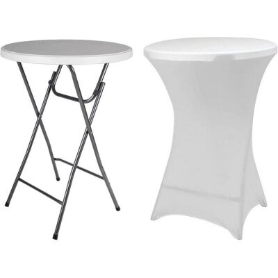 Vcm Rund Partytisch - Klappbar 80cm x 80cm x 110cm Vcm Rund Partytisch - Klappbar 80cm x 80cm x 110cm