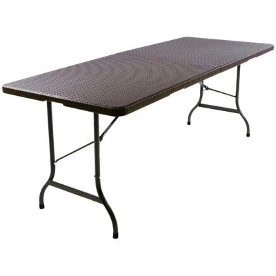 VCM Gartentisch - Klappbarer Rattan-Optik Partytisch VCM Gartentisch - Klappbarer Rattan-Optik Partytisch