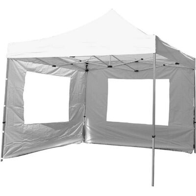 VCM PROFI Falt Pavillon 3x3m Weiß Wasserdichtes Dach - Partyzelt VCM PROFI Falt Pavillon 3x3m Weiß Wasserdichtes Dach - Partyzelt