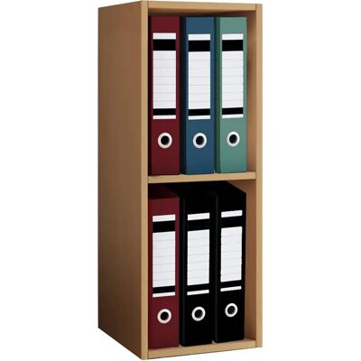 Archivo VCM Offas - 2 Estantes, Marrón, 34x30x72 cm Archivo VCM Offas - 2 Estantes, Marrón, 34x30x72 cm