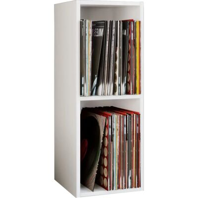 Estantería VCM Platto 2-fach - Blanco, Estable, Estante Ajustable - 72x34x30cm Estantería VCM Platto 2-fach - Blanco, Estable, Estante Ajustable - 72x34x30cm