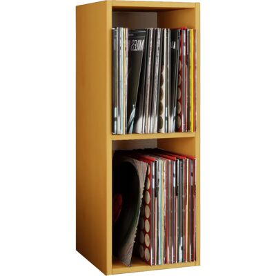 VCM Platto 2fach Holzregal - Für 65 Schallplatten VCM Platto 2fach Holzregal - Für 65 Schallplatten