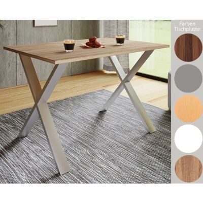 VCM Weiß Xona Rechteckiger Esstisch - 140x80 cm VCM Weiß Xona Rechteckiger Esstisch - 140x80 cm